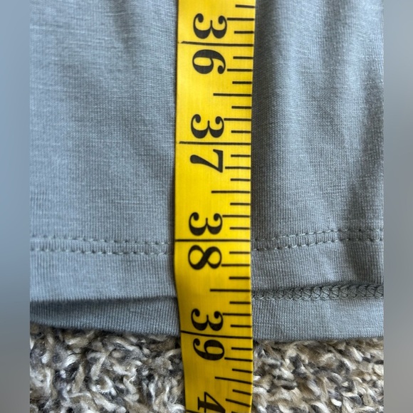 Shop Dordor blue/gray wide leg jumpsuit with halter tie top size small - Picture 6 of 11